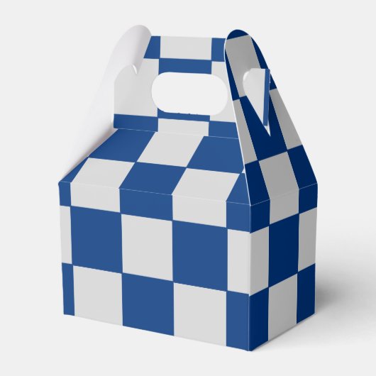 Blau und grau kariert geschenkschachtel (Rückseite)
