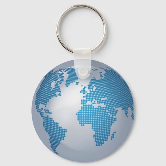 Blau und Grau Schlüsselanhänger (Vorderseite)