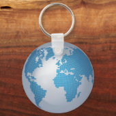 Blau und Grau Schlüsselanhänger (Vorderseite)
