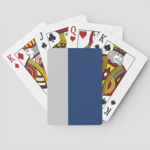 Blau und Grau Streifen Spielkarten