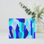 Blau- und Graueis Postkarte (Stehend Vorderseite)