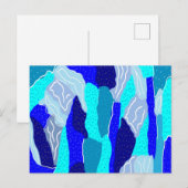 Blau- und Graueis Postkarte (Vorne/Hinten)