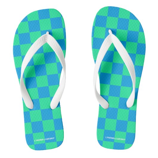 blau und grün badesandalen (Fußbett)