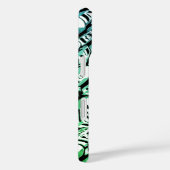 Blau und Grün Case-Mate iPhone Hülle (Rückseite / Rechts)