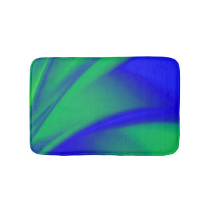 Blau-und Grün-Erröten Badematte