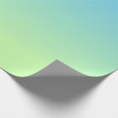 Blau und Grün Geschenkpapier (Ecke)
