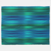 blau und grün gestreift fleecedecke (Vorderseite (Horizontal))