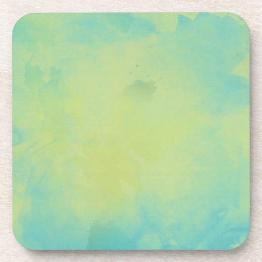 Blau und grün getränkeuntersetzer (Vorderseite)
