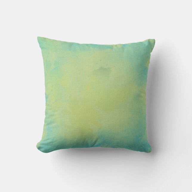 Blau und grün kissen (Vorderseite)