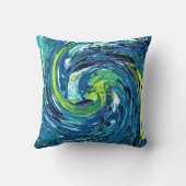 Blau und Grün Kissen (Rückseite)