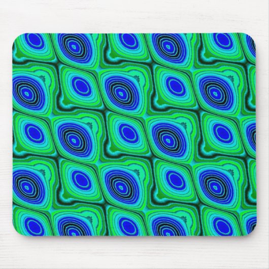 blau und grün mousepad (Vorne)