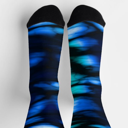 Blau und grün socken (Oben)