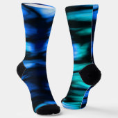 Blau und grün socken (Gewinkelt)