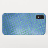 Blau und Grün-Sparkle-Mermaid-Skalenmuster Case-Mate iPhone Hülle (Rückseite (Horizontal))