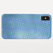 Blau und Grün-Sparkle-Mermaid-Skalenmuster Case-Mate iPhone Hülle (Rückseite (Horizontal))