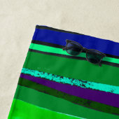Blau und Grün Strandtuch (Beispiel)