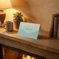 Blau und grüne Berge danke Karte