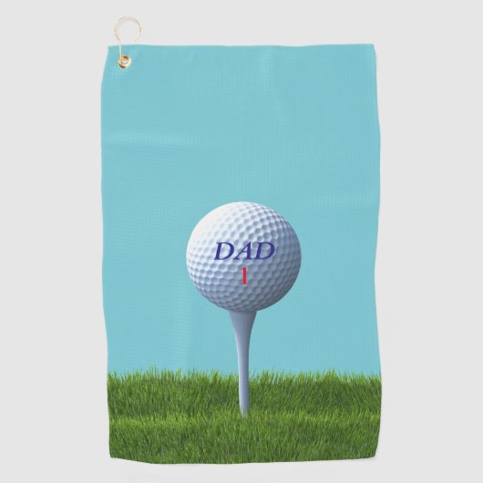 Blau- und Grüne Teppiche aus kundenspezifischem VA Golfhandtuch (Vorderseite)