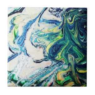 Blau und grüner Marmor Fliese