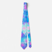 Blau und Heiß rosa Sukkuläres Unterwasser-Sedum Krawatte (Vorderseite)