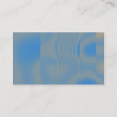 Blau und hellbraun visitenkarte (Rückseite)