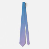 Blau und hellrosa Farbenspiel Ombré Krawatte (Vorderseite)