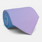 Blau und hellrosa Farbenspiel Ombré Krawatte (Gerollt)