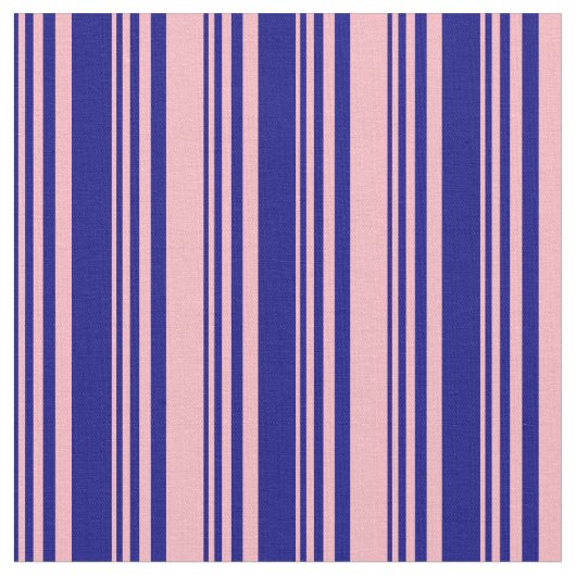 Blau- und hellrosa Muster Stoff (Nahaufnahme)