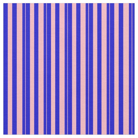 Blau und hellrosa Streifen-/Linenmuster Stoff (Nahaufnahme)