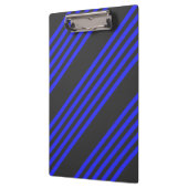 Blau und Holzkohle, fünf Streifen Klemmbrett (Links)