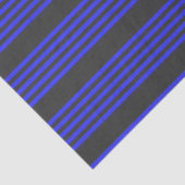 Blau und Holzkohle, fünf Streifen Seidenpapier (Detail)