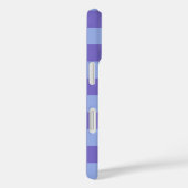 Blau- und Lavendelmuster Case-Mate iPhone Hülle (Rückseite / Rechts)