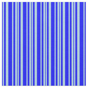 Blau und leicht blau, Linse/Streifen Stoff