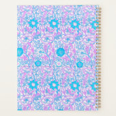 Blau und Lila Blüten Planer (Rückseite)