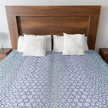 Blau und Lila geometrisch