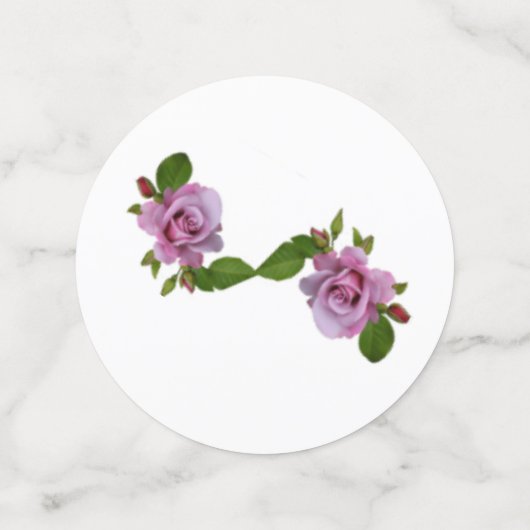 Blau und lila konfetti (Mittel Rückseite)