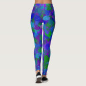 Blau und Lila Leggings (Rückseite)