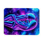 Blau und lila magnet (Horizontal)