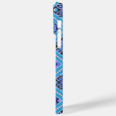 BLAU- UND LILA MANDALA-MUSTER Case-Mate iPhone HÜLLE (Rückseite / Links)