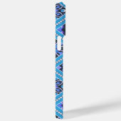 BLAU- UND LILA MANDALA-MUSTER Case-Mate iPhone HÜLLE (Rückseite / Rechts)