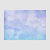 Blau und Lila Wasserfarbe Seidenpapier (Vorderseite)