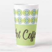 Blau und Limettengrün Milchtasse (Vorderseite)