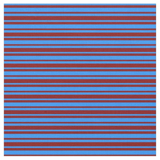 Blau- und Maroonfarbene Streifen-/Linenmuster Stoff (Nahaufnahme)