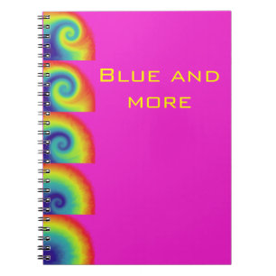 blau und mehr notizblock
