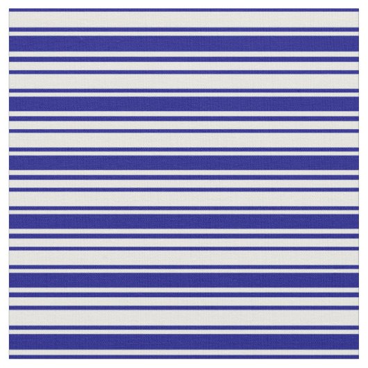 Blau- und Minzcreme-Streifen Stoff (Nahaufnahme)