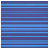 Blau- und Mitternachtsblau farbige Linien Muster Stoff (Muster)