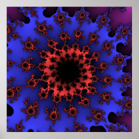 Blau und Orange Auge