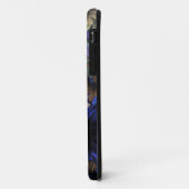 Blau und orange floral Case-Mate iPhone hülle (Hinten/Links)