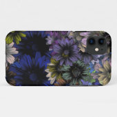Blau und orange floral Case-Mate iPhone hülle (Rückseite (Horizontal))