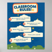 Blau und Orange Funny 16x20in individuell einstell Poster (Vorne)